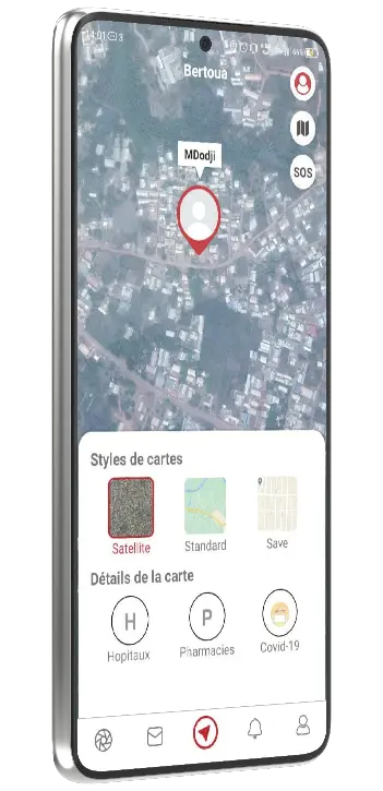 Save app map